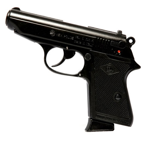 Bruni new police - pistola a salve calibro 8mm - arma da segnalazione  acustica - replica smontabile della walther ppk 7,65 di 007 pistole e  fucili armi a salve pistole a salve BRUNI