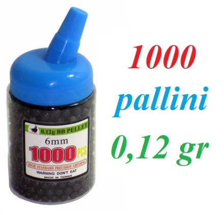 500 Pallini alluminio 0,32 grammi softair 6 mm IN METALLO TIRO AL