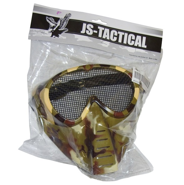 Maschera mimetica protettiva per softair - maschera integrale proteggi viso  per softair colore mimetico protezioni softair maschere ed occhiali ROYAL
