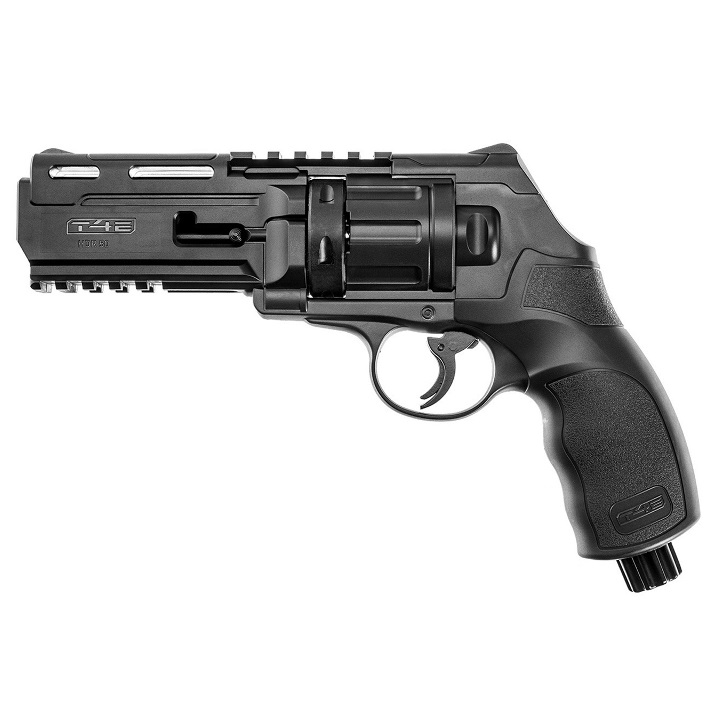 Pistola co2 revolver t4e hdr50 a pallini di gomma - potenza