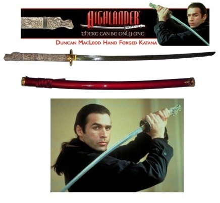 Katana duncan macleod per cosplay - spada giapponese fantasy da ...